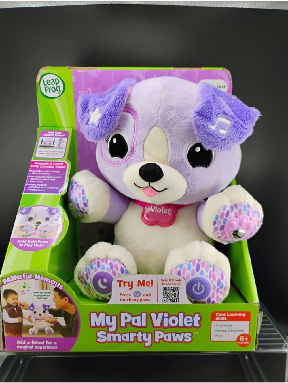 LeapFrog My Pal Violet Smarty Paws Interactive Plush Toy